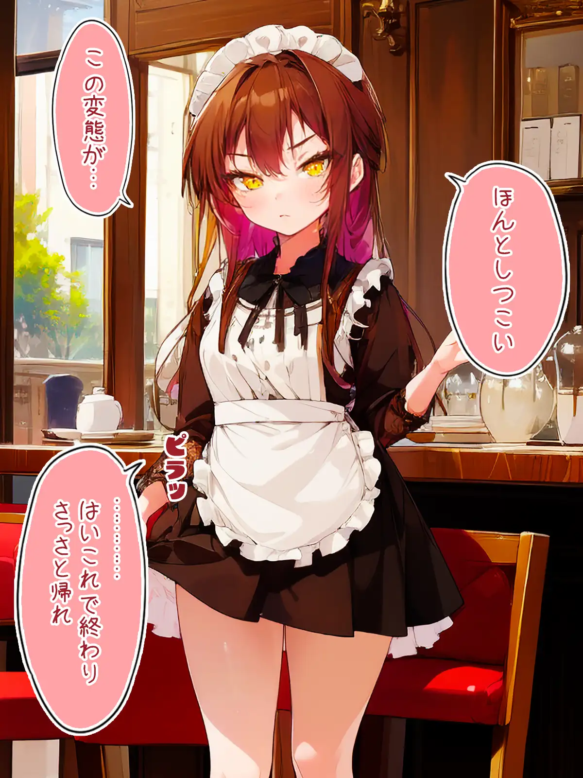 [ツキヨミ]毎日キレながらパンツを見せてくれるカフェ店員