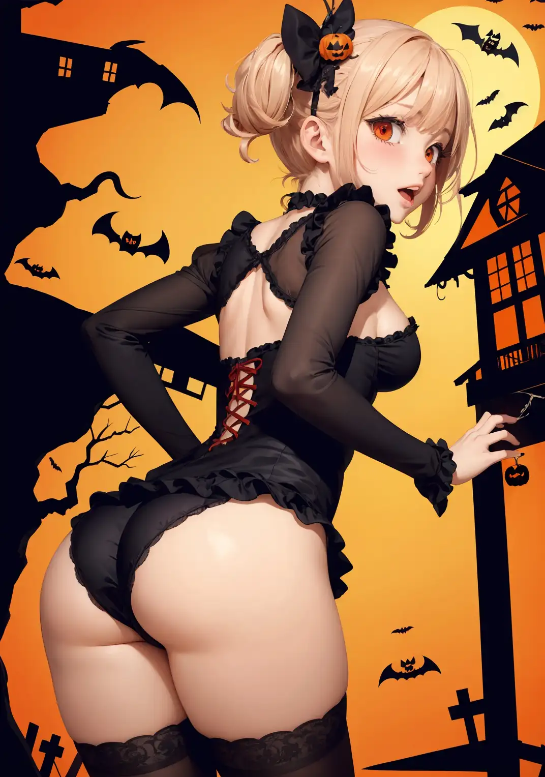 [Alice Museum]【ハロウィン美少女AIイラスト集】AI HALLOWEEN MODE【PNG97枚/PDF付】