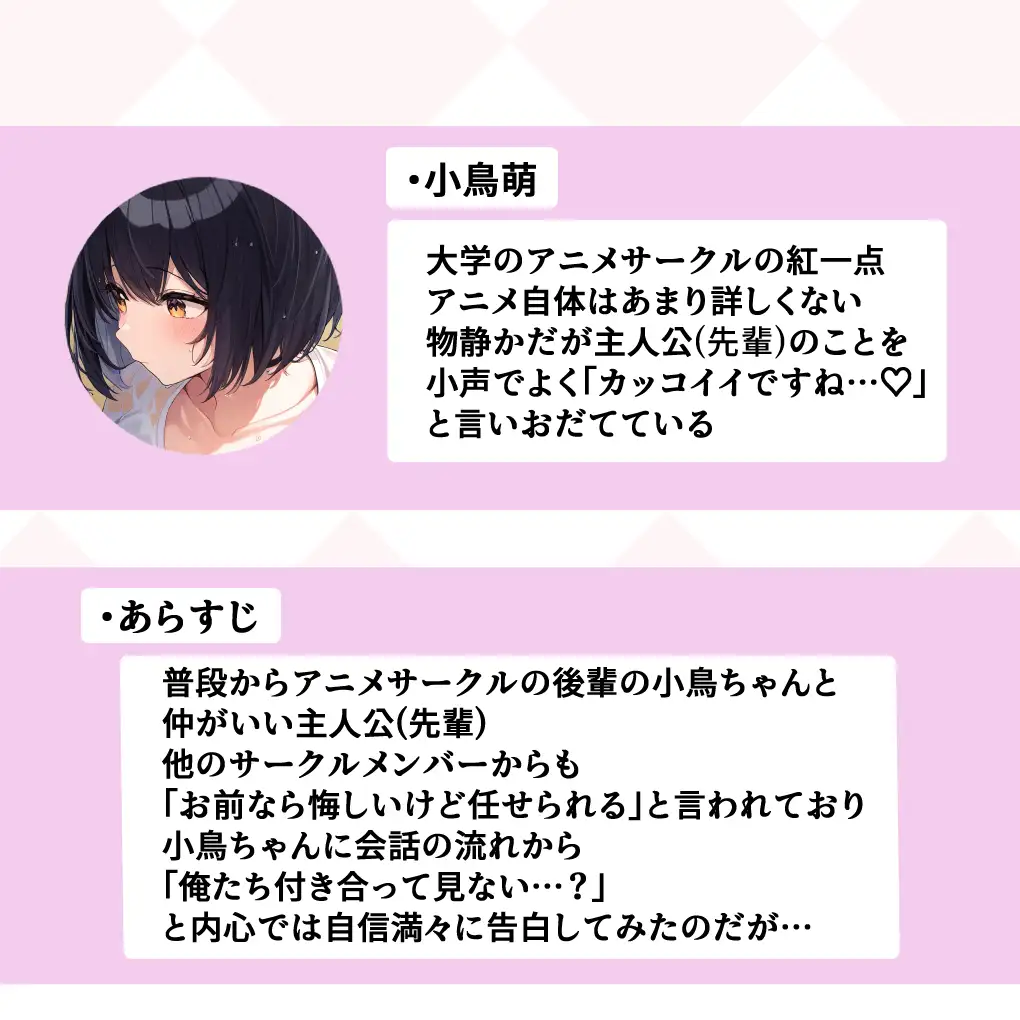 [めろんちょこれーと]アニメサークルの後輩に告白したがプライドをズタボロにされたので催○NTRセックスしてみた