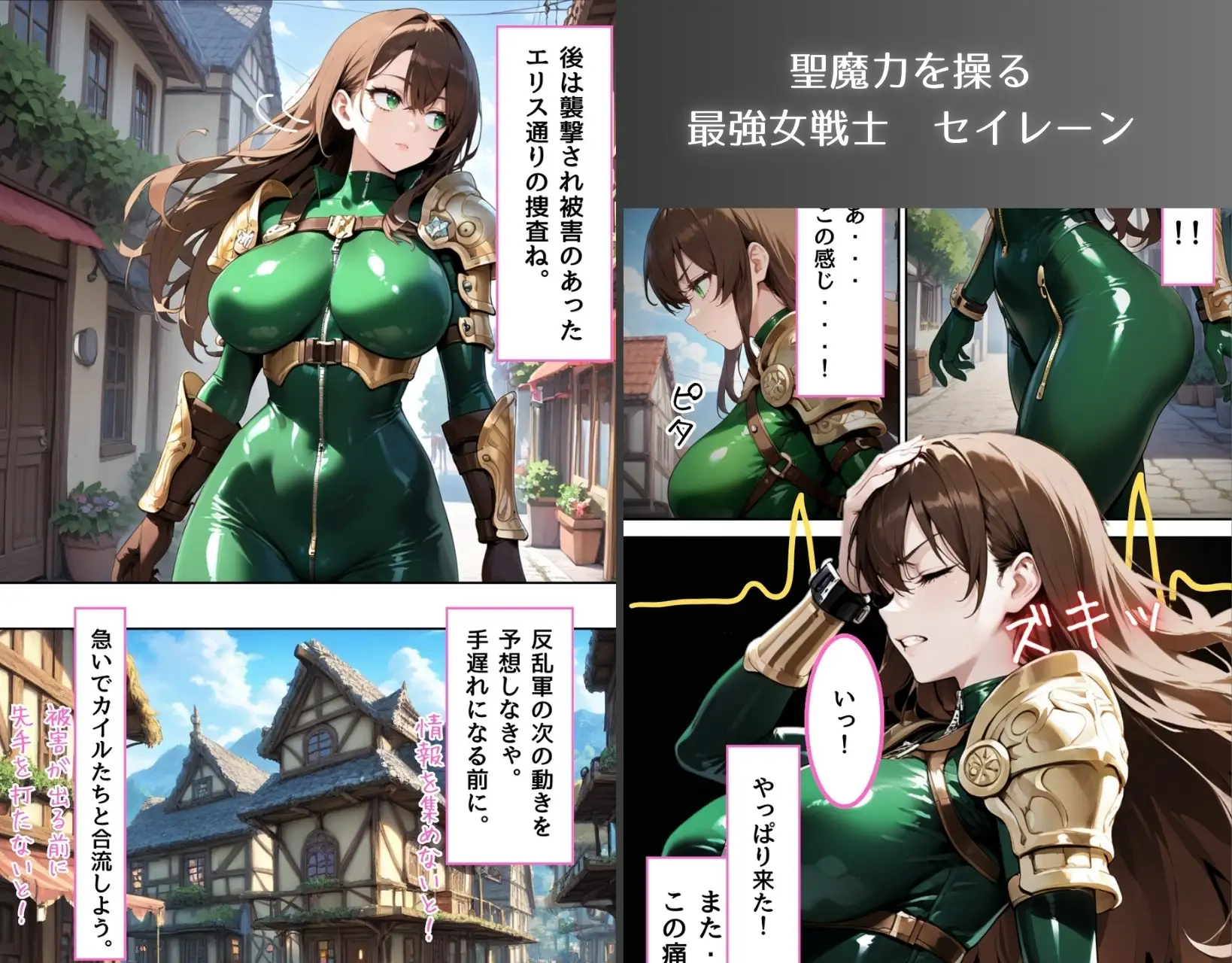 [くりきんとん]最強女戦士が下衆モブたちに凌〇されちゃう話【輪〇編】