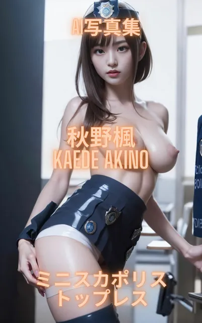 [Premium Girls]AI写真集 秋野楓 Kaede Akino ミニスカポリストップレス