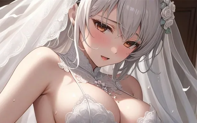 [青春の淡い光]巨乳美女のセクシードレス 触ってもいいよ！