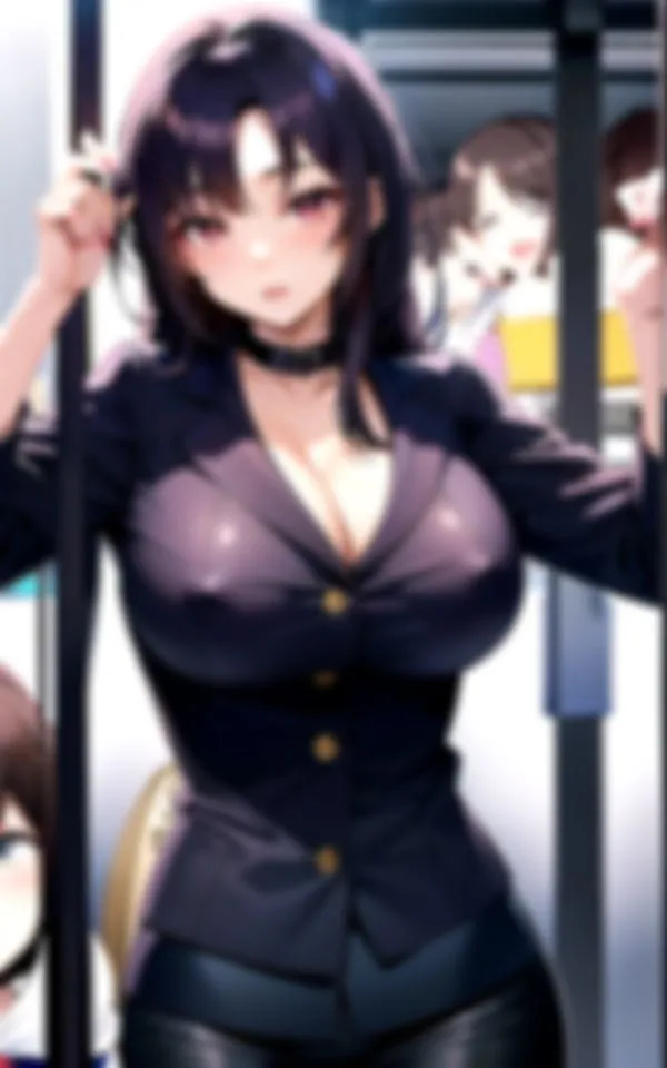 [深淵AI秘宝館]【90%OFF】通勤電車の爆乳姉さん