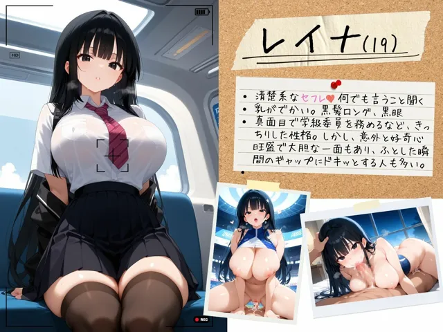 [J Butterfly]セフレの生ハメ写真公開します 黒髪清楚系爆乳女子校生 〜レイナ（19）〜 学校編