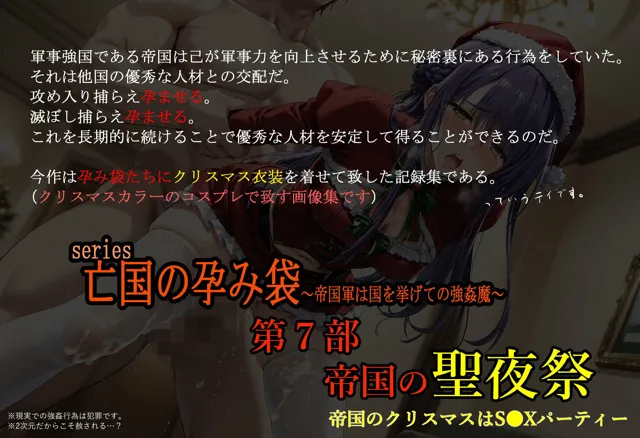 [主菜館]亡国の孕み袋 〜帝国軍は国を挙げての強●魔〜 第7部 帝国の聖夜祭 - 帝国のクリスマスパーティーはS●Xパーティー -