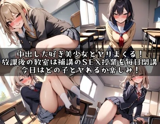 [虹色パレット]学級委員JKの秘密！中出し大好き！放課後は教え子言いなりJKとSEX三昧