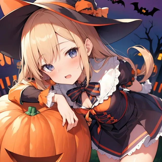 [ほげふが]ハロウィン風美少女さん2024