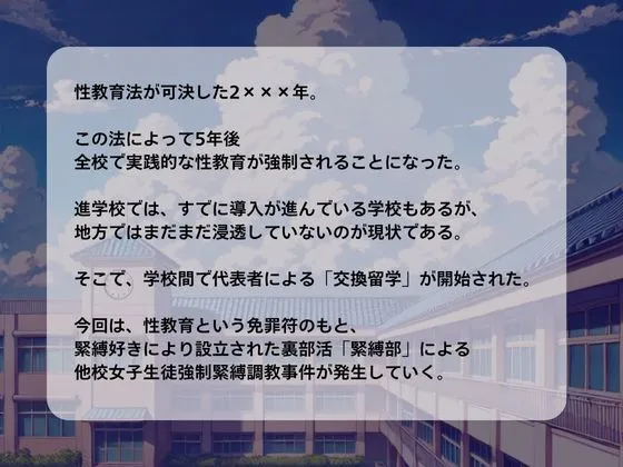 [性交換留学]【50%OFF】性交換留学 緊縛編【セリフ入有り】