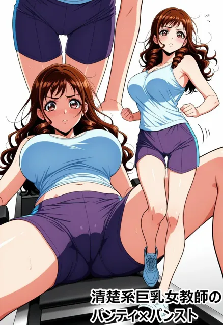 [kurara natu]清楚系巨乳女教師のパンティ×パンスト