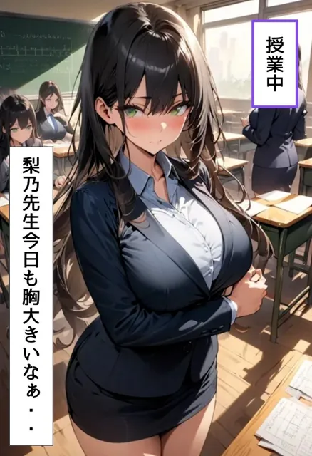 [にじいろ☆がーるず]爆乳数学教師のえっちな授業