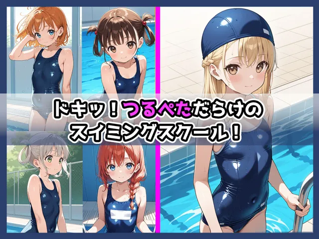 [aiぴろり出版]【50%OFF】ロリっこつるぺた！つるぺたスク水ちゃん達のえちえちレッスン！