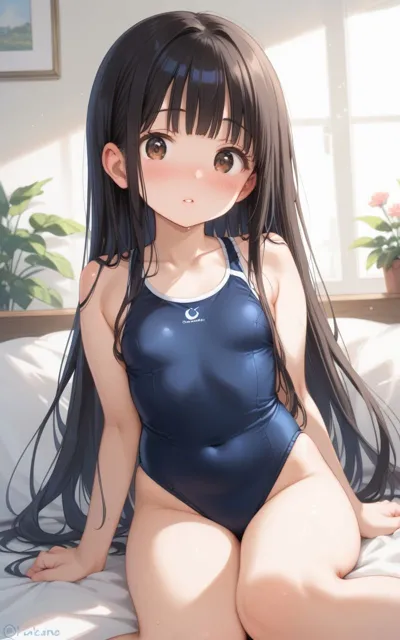 [かれんはロリっ子]【50%OFF】清楚な少女とスク水セックス