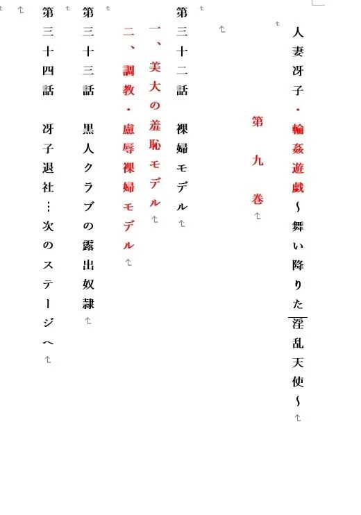 [立花祐輔]人妻冴子・輪●遊戯〜舞い降りた淫乱天使〜第9巻