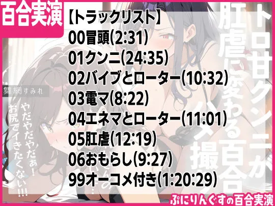 [ぷにりんぐす]【百合エロ実演】肛虐！おもらし！やりすぎガチ百合ラブホハメ撮り！クンニで始まった甘エロがいつのまにやら大絶叫！人生初アナルイキに混乱の一時間【オーコメ付】