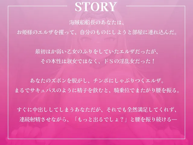 [ギャル2.0]【82%OFF】船長が攫ってきたのは淫乱ビッチなお姫様！？何度射精してもドSなおちんぽ遊びから解放されません♪