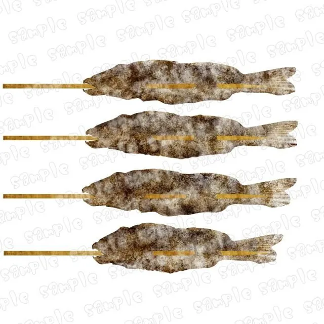 [ART111]【50%OFF】焼き魚素材集