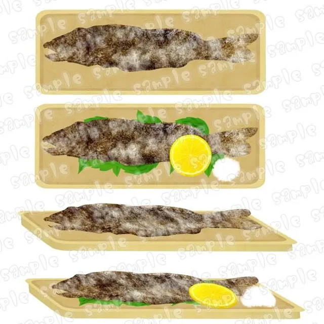 [ART111]【50%OFF】焼き魚素材集