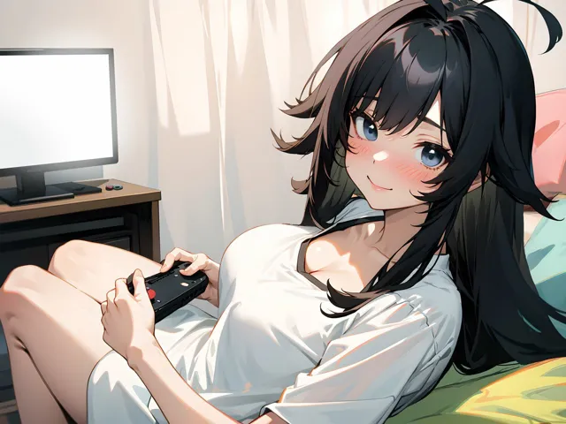 [ちゃんとぴ発電所]【88%OFF】ゲーマーの巨乳引きニート幼馴染は欲求不満〜強●罰ゲームで密着汗だくなま搾精えっち〜