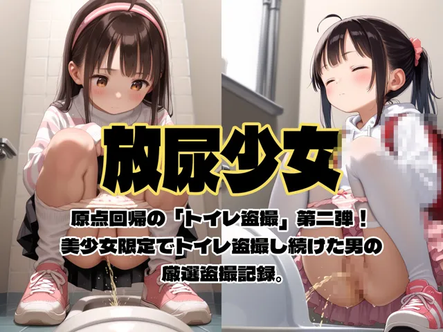 [AI Surufumi 摺文愛]【270枚】放尿少女〜トイレ盗撮2〜